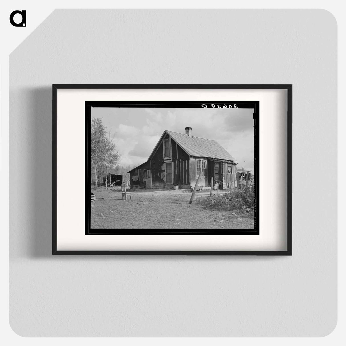 アートポスター-Home of Steve Flanders, Cut-Over Farmer Near Northome, Minnesota
 - ラッセル リー Poster.