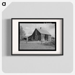 アートポスター-Home of Steve Flanders, Cut-Over Farmer Near Northome, Minnesota
 - ラッセル リー Poster.