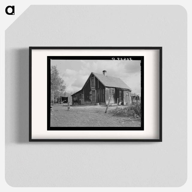 アートポスター-Home of Steve Flanders, Cut-Over Farmer Near Northome, Minnesota
 - ラッセル リー Poster.
