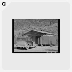 アートポストカード-Dwelling, Summit City
 - ラッセル リー Postcard.