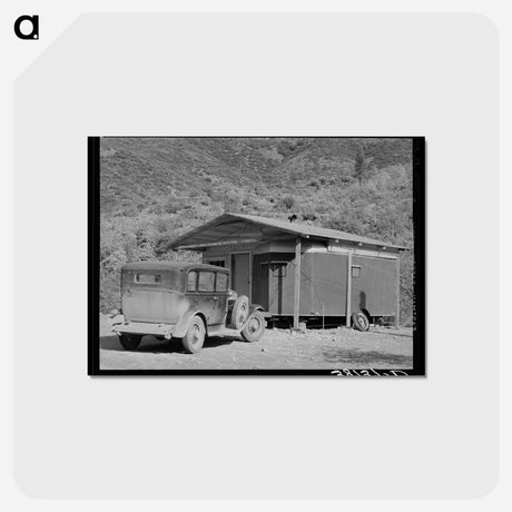 アートポストカード-Dwelling, Summit City
 - ラッセル リー Postcard.