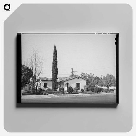 アートパネル-House in Delano, California
 - ラッセル リー Canvas.