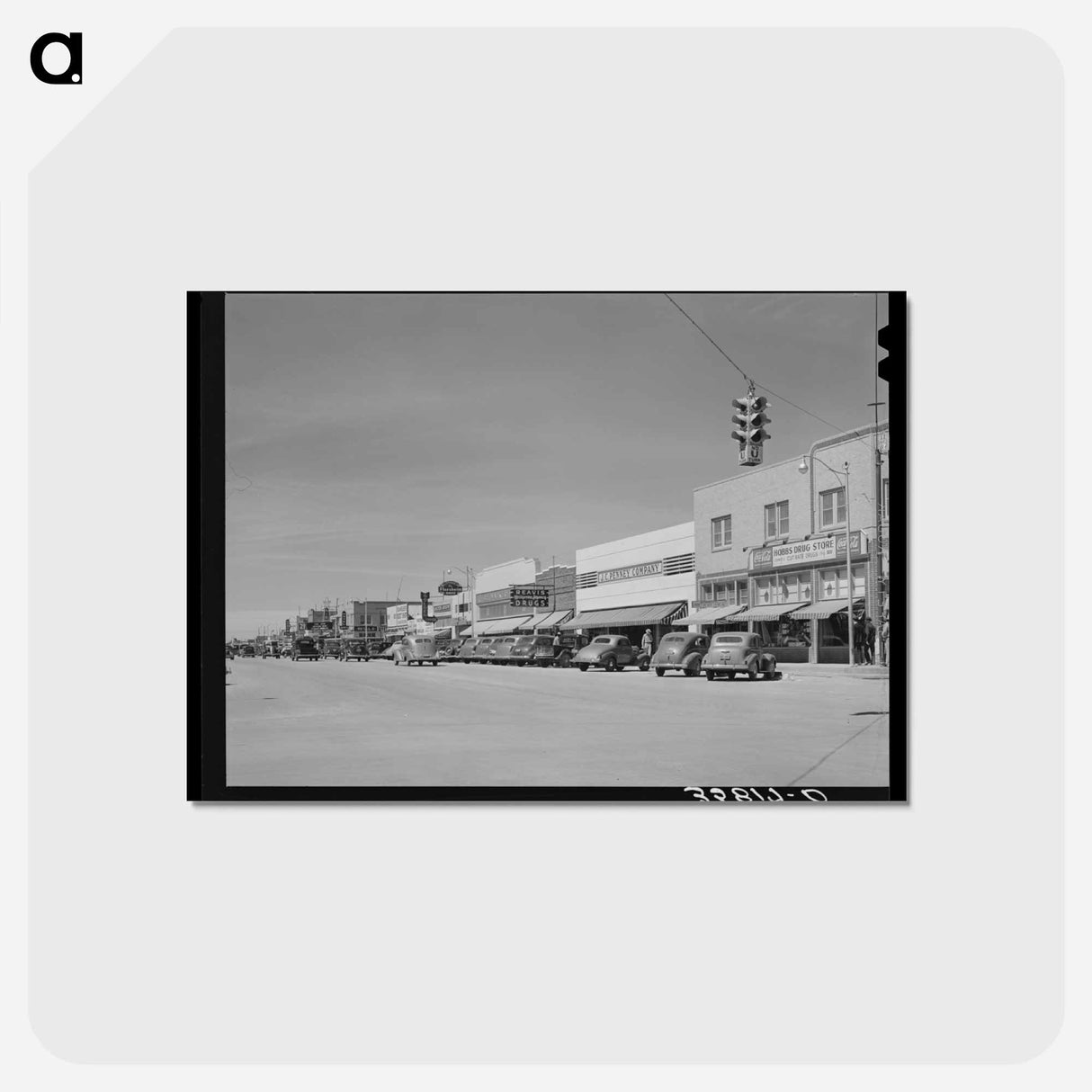 アートポストカード-Hobbs, New Mexico, Oil Boom Town
 - ラッセル リー Postcard.