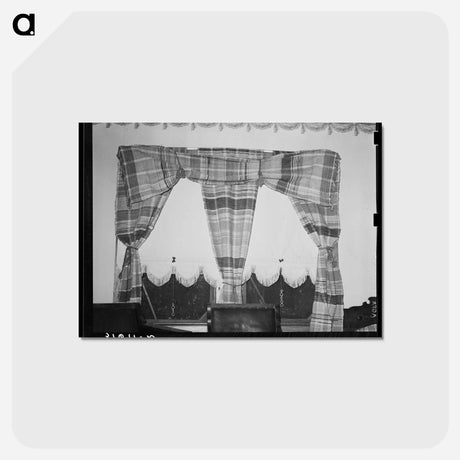 アートポストカード-Homespun Draperies in the Home of Madame Dronet
 - ラッセル リー Postcard.