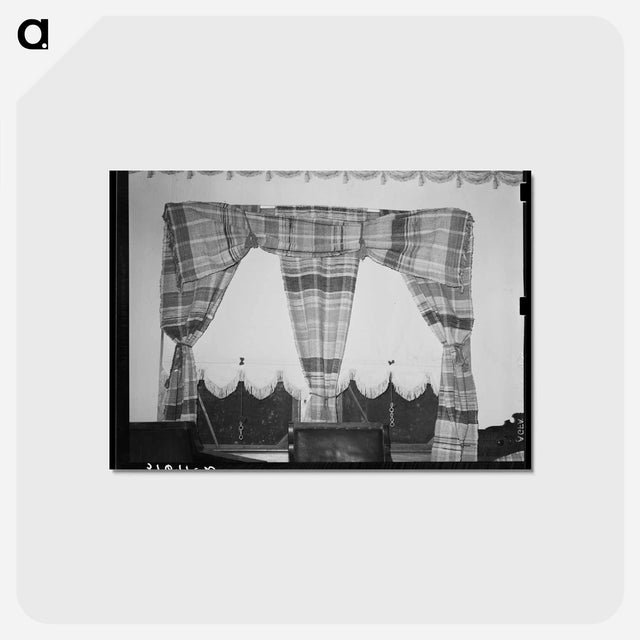 アートポストカード-Homespun Draperies in the Home of Madame Dronet
 - ラッセル リー Postcard.