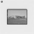 アートメモ帳-Barn Wrecked by Windstorm on E. Gorder's Farm, Williams County, North Dakota
 - ラッセル リー Memo.