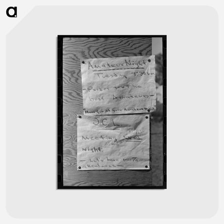 アートポストカード-Mobile Camp for Migratory Farm Workers, Odell, Oregon
 - ラッセル リー Postcard.