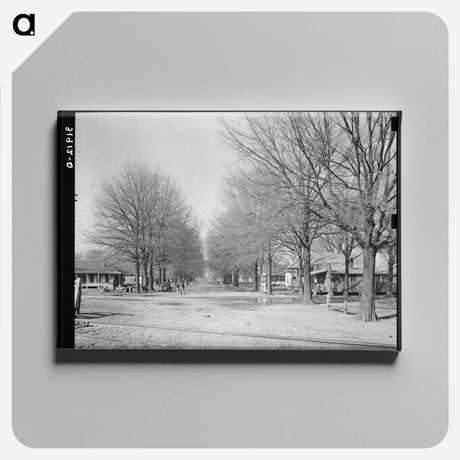 アートパネル-Main Street of Jerome, Arkansas
 - ラッセル リー Canvas.