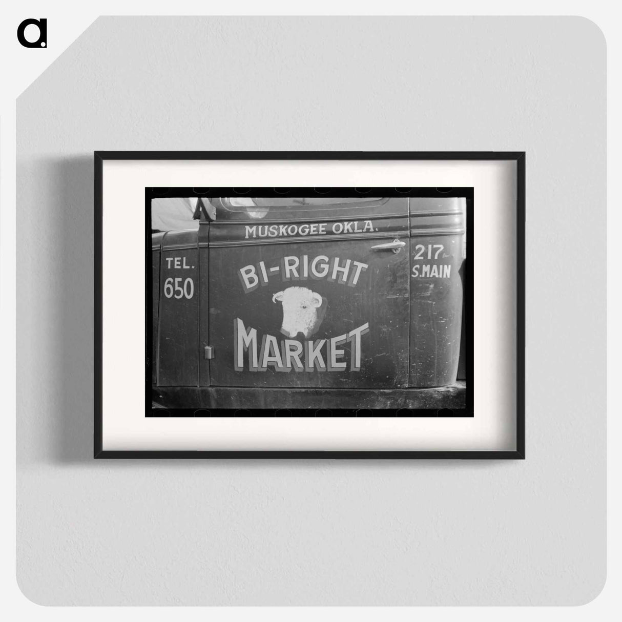 アートポスター-Sign on Window, Muskogee, Oklahoma
 - ラッセル リー Poster.