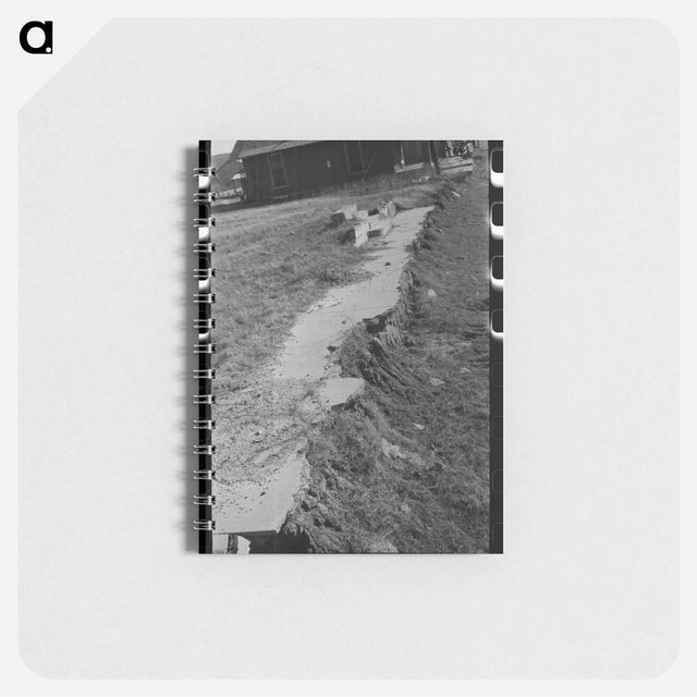 アートメモ帳-Street Scene in Slick, Oklahoma
 - ラッセル リー Memo.