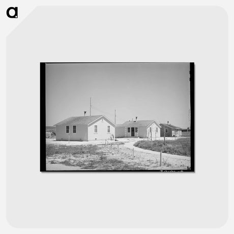 アートポストカード-Farm Security Administration Farm Workers' Camp, Caldwell, Idaho
 - ラッセル リー Postcard.