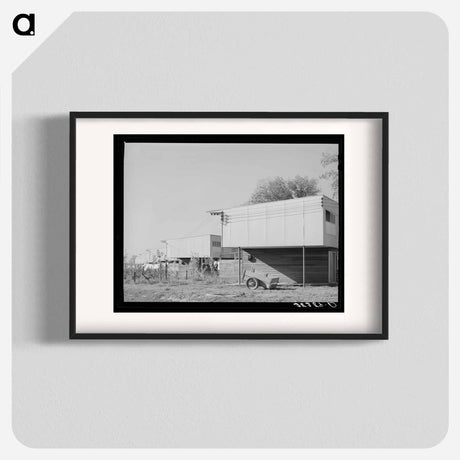 アートポスター-Apartment House, Yuba City FSA Camp
 - ラッセル リー Poster.