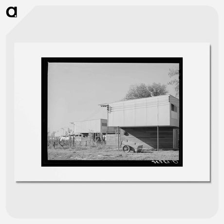 アートポスター-Apartment House, Yuba City FSA Camp
 - ラッセル リー Poster.