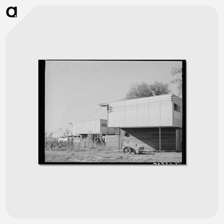 アートポストカード-Apartment House, Yuba City FSA Camp
 - ラッセル リー Postcard.