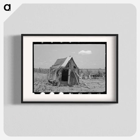アートポスター-Chicken House, New Madrid County, Missouri
 - ラッセル リー Poster.