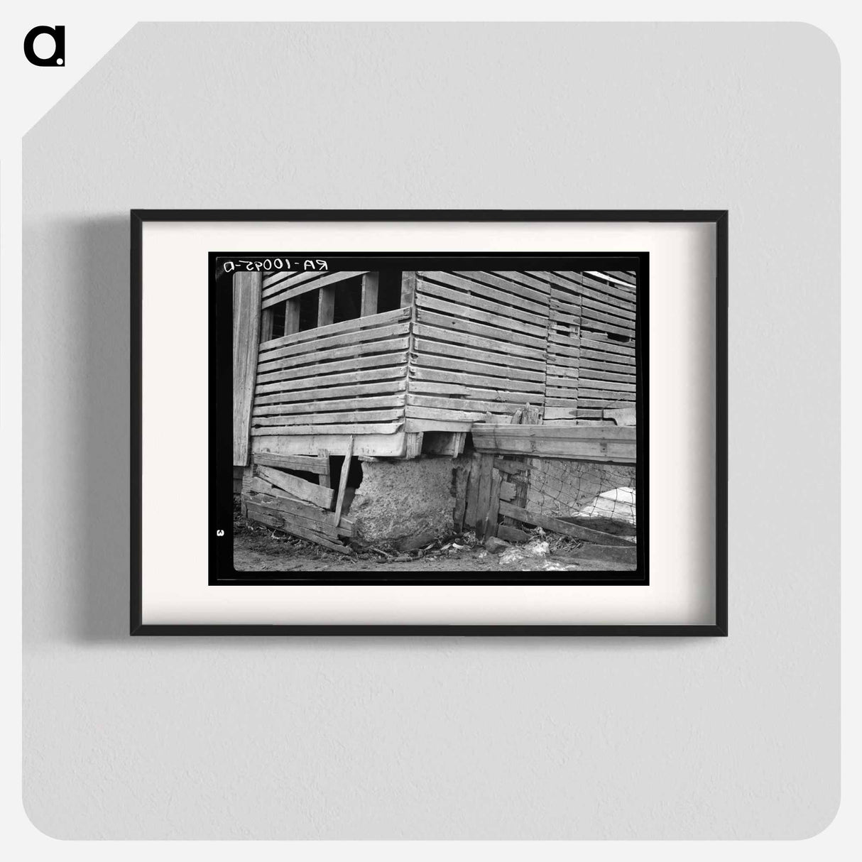 アートポスター-Corn Crib on the Lyle Askedland Farm
 - ラッセル リー Poster.