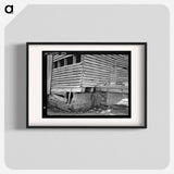 アートポスター-Corn Crib on the Lyle Askedland Farm
 - ラッセル リー Poster.