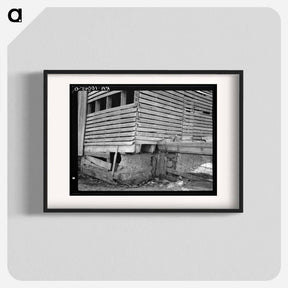 アートポスター-Corn Crib on the Lyle Askedland Farm
 - ラッセル リー Poster.