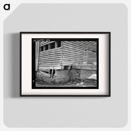 アートポスター-Corn Crib on the Lyle Askedland Farm
 - ラッセル リー Poster.