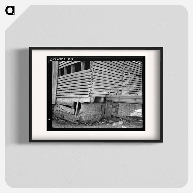 アートポスター-Corn Crib on the Lyle Askedland Farm
 - ラッセル リー Poster.