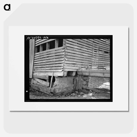 アートポスター-Corn Crib on the Lyle Askedland Farm
 - ラッセル リー Poster.