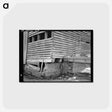 アートポストカード-Corn Crib on the Lyle Askedland Farm
 - ラッセル リー Postcard.