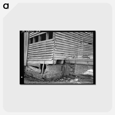 アートポストカード-Corn Crib on the Lyle Askedland Farm
 - ラッセル リー Postcard.