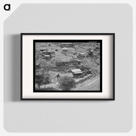 アートポスター-Houses of Miners, Mogollon, New Mexico
 - ラッセル リー Poster.