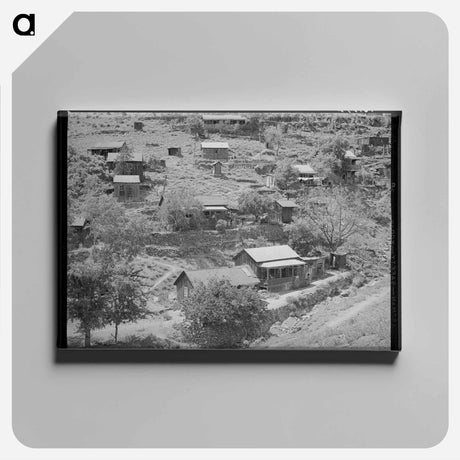 アートパネル-Houses of Miners, Mogollon, New Mexico
 - ラッセル リー Canvas.