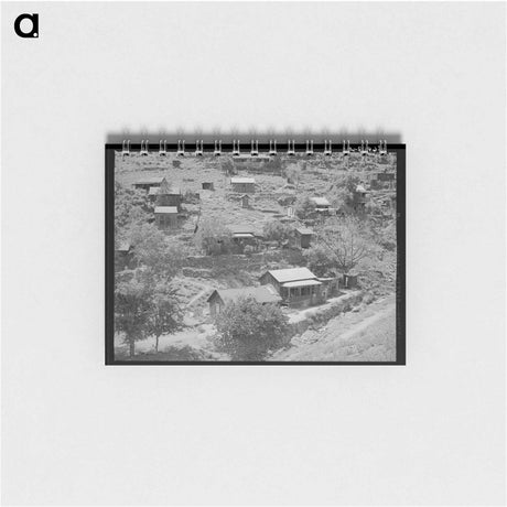 アートメモ帳-Houses of Miners, Mogollon, New Mexico
 - ラッセル リー Memo.