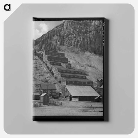 アートパネル-Mill of the Sunnyside Mine at Eureka, Colorado
 - ラッセル リー Canvas.