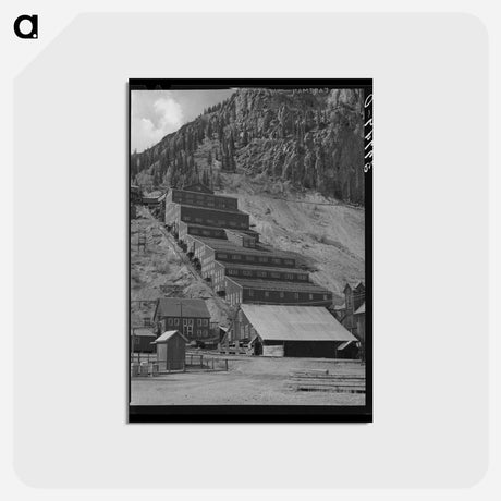 アートポストカード-Mill of the Sunnyside Mine at Eureka, Colorado
 - ラッセル リー Postcard.