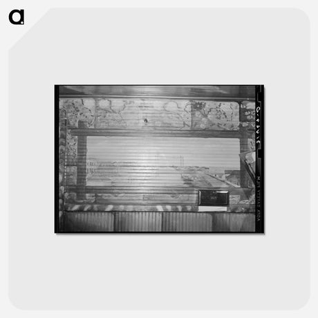 アートポストカード-Decorations in Barroom, Raceland, Louisiana
 - ラッセル リー Postcard.