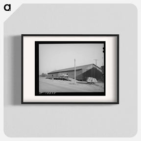 アートポスター-Wheat Sack Warehouse, Touchet, Walla Walla County, Washington
 - ラッセル リー Poster.