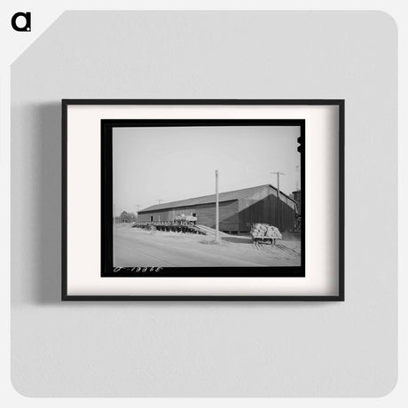 アートポスター-Wheat Sack Warehouse, Touchet, Walla Walla County, Washington
 - ラッセル リー Poster.