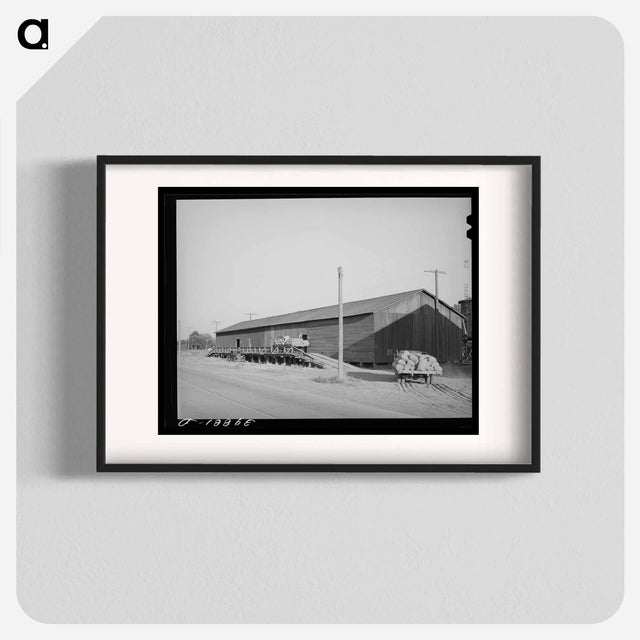 アートポスター-Wheat Sack Warehouse, Touchet, Walla Walla County, Washington
 - ラッセル リー Poster.