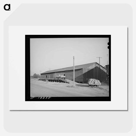アートポスター-Wheat Sack Warehouse, Touchet, Walla Walla County, Washington
 - ラッセル リー Poster.