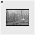 アートポストカード-Farmstead, Chicot Farms, Arkansas
 - ラッセル リー Postcard.