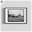 アートポスター-Barn of Indian Tenant Farmer, McIntosh County, Oklahoma
 - ラッセル リー Poster.