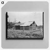 アートパネル-Barn of Indian Tenant Farmer, McIntosh County, Oklahoma
 - ラッセル リー Canvas.