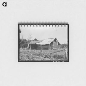 アートメモ帳-Barn of Indian Tenant Farmer, McIntosh County, Oklahoma
 - ラッセル リー Memo.