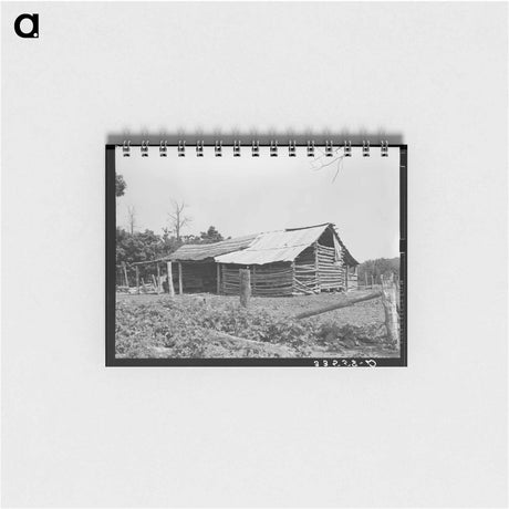 アートメモ帳-Barn of Indian Tenant Farmer, McIntosh County, Oklahoma
 - ラッセル リー Memo.