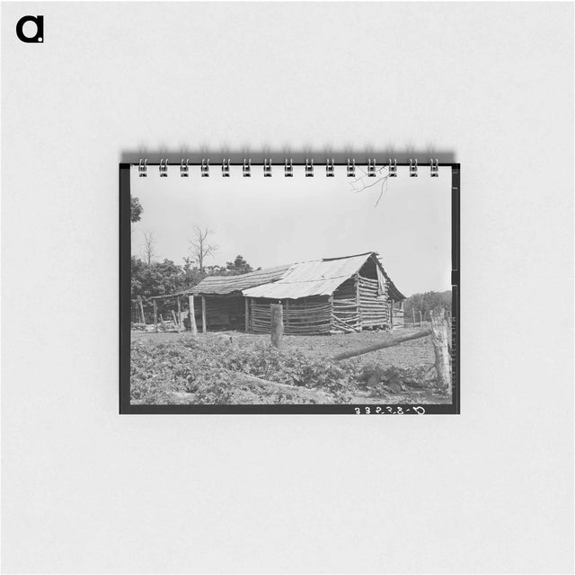 アートメモ帳-Barn of Indian Tenant Farmer, McIntosh County, Oklahoma
 - ラッセル リー Memo.