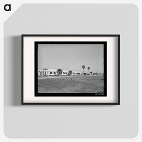 アートポスター-Tourist Court, Corpus Christi, Texas
 - ラッセル リー Poster.