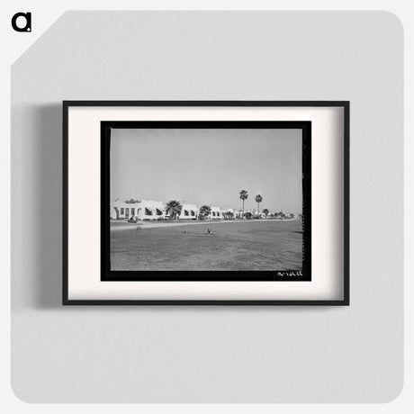 アートポスター-Tourist Court, Corpus Christi, Texas
 - ラッセル リー Poster.