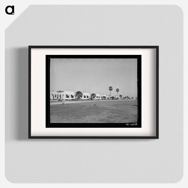 アートポスター-Tourist Court, Corpus Christi, Texas
 - ラッセル リー Poster.