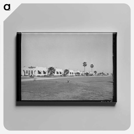 アートパネル-Tourist Court, Corpus Christi, Texas
 - ラッセル リー Canvas.