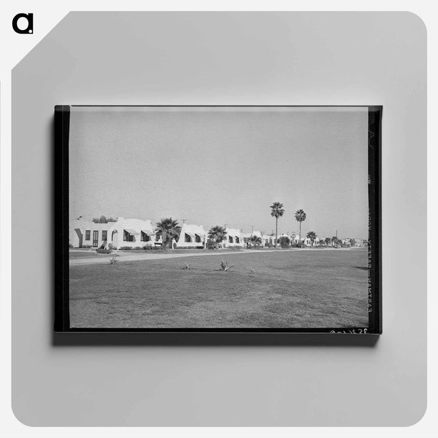 アートパネル-Tourist Court, Corpus Christi, Texas
 - ラッセル リー Canvas.