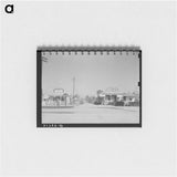 アートメモ帳-Railroad Tracks, New Roads, Louisiana
 - ラッセル リー Memo.