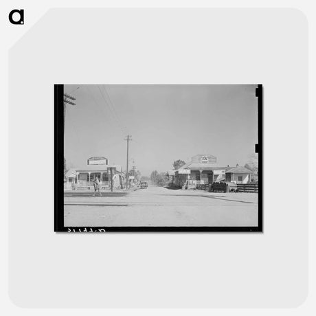 アートポストカード-Railroad Tracks, New Roads, Louisiana
 - ラッセル リー Postcard.